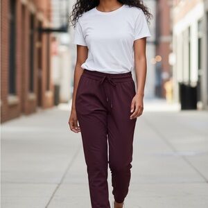 Lululemon Burgundy Joggers